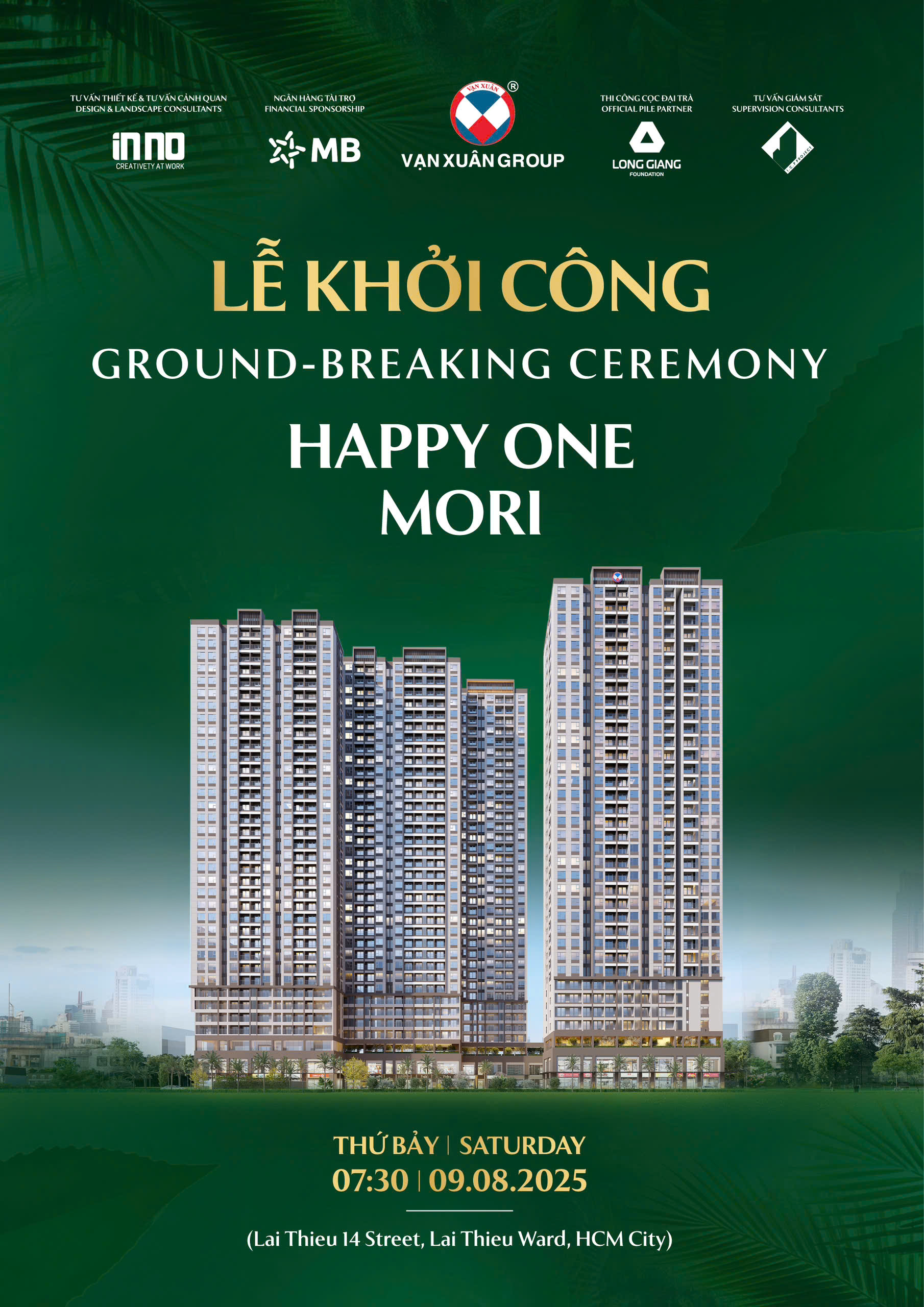 Lễ khởi công dự án Happy One Mori sắp diễn ra